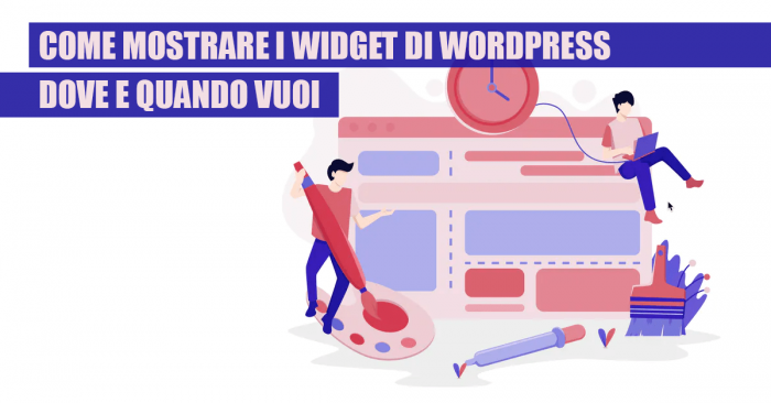 Plugin per gestire i widget di WordPress